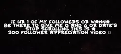 ty for 200 follows!!