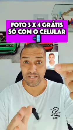 Foto 3x4 usando