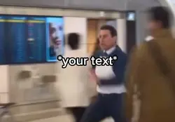 Running movie scene