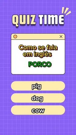 QUIZ TIME INGLES