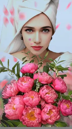 ROSES PHOTO TEMPLATE