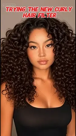 Curly hair filter 