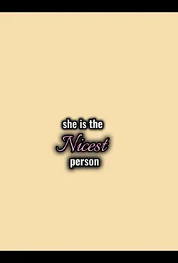 nicest person ⭐️