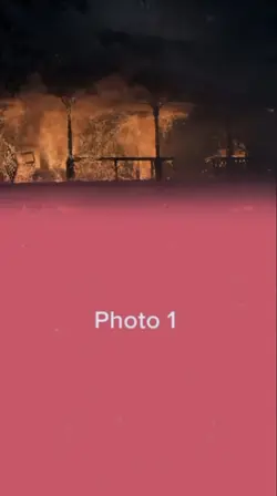 Burning house