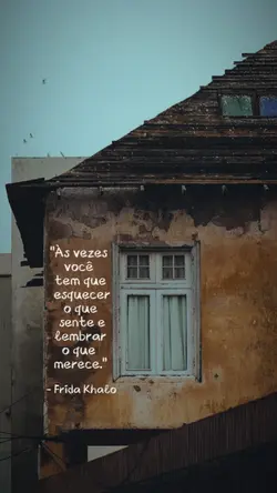 Às vezes...