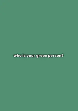 my green person