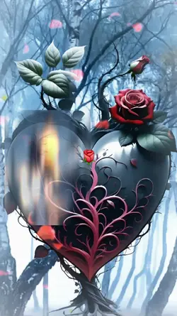 Heart-Rose