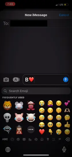 Inital letter B