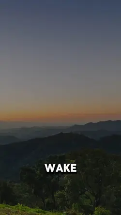 Wake up early 