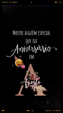 Aniversário Agosto 