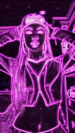 Pink dance clip