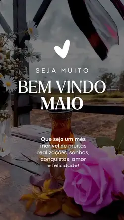 bem vindo maio 