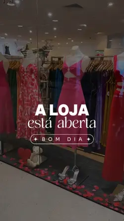 LOJA ABERTA |BOM DIA