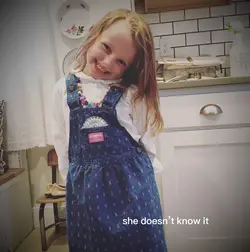 she doesn’t know-