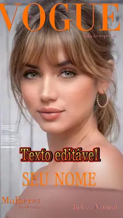 seu nome na revista 
