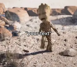 Screaming groot