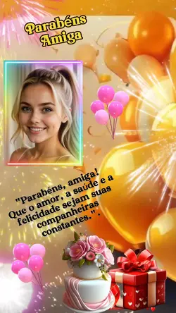 Parabéns Amiga 