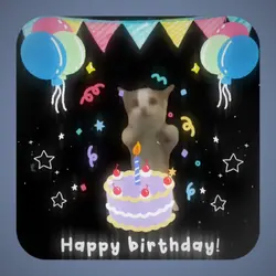 Cute happy birthday