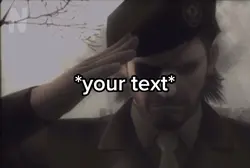 Sad soldier saluting