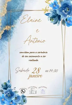 convite de casamento