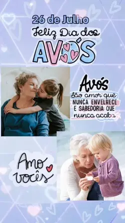 Dia dos avós 26/07