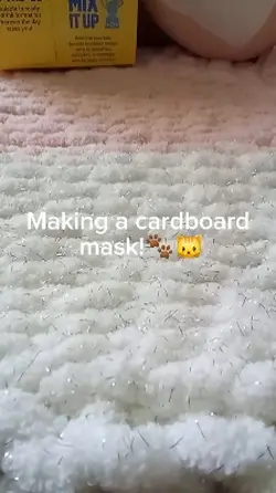 Making my mask!!