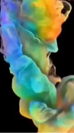 Colorful smoke 