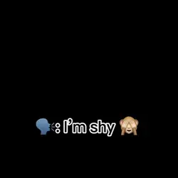 Im not shy 😏