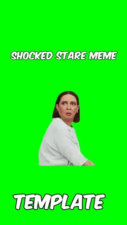 Shocked stare meme 