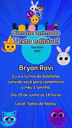 Convite Bolofofos 