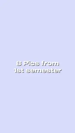 1st semester 
