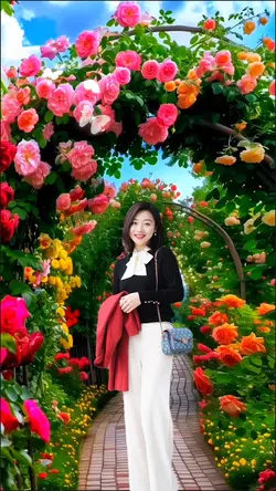 Amid the flowers