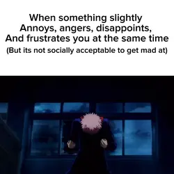 Genuine anger