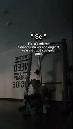 se fiel a ti mism@.