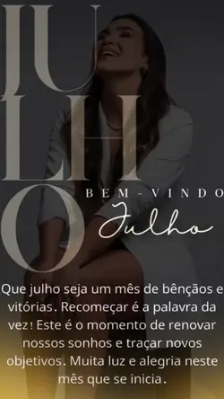 bem vindo julho 
