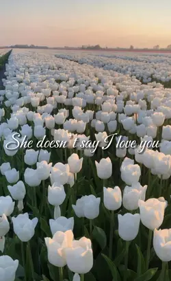 I love you