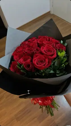 ele me deu flores