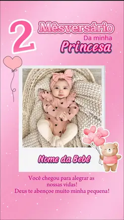2 Mêsversário Menina