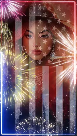 usa flag manga 