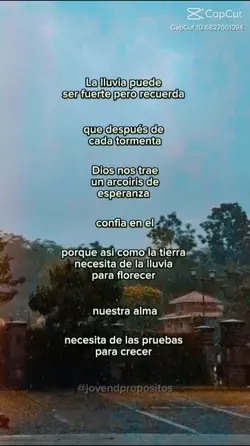 Dios y la lluvia 
