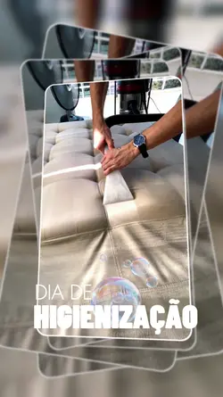 HIGIENIZAÇÃO SOFÁ 