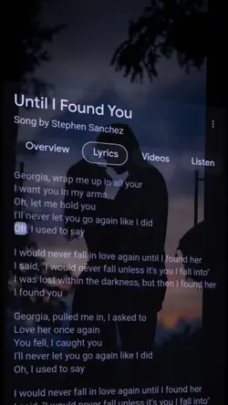 Until i found you