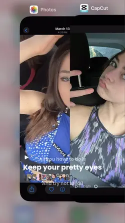 pretty eyes open