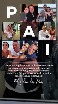 Feliz dia dos pais 