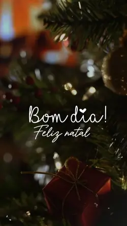 Bom dia Feliz natal
