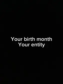 Your month entity 