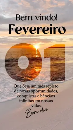 Bem vindo fevereiro