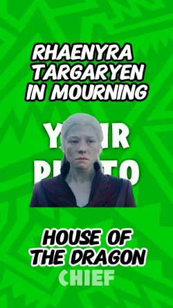 Rhaenyra in mourning