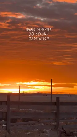 Sunrise Meditation 