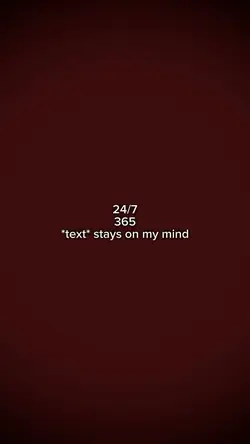 on my mind